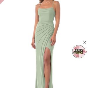 AZAIE Kalea Dress NWT - sage green